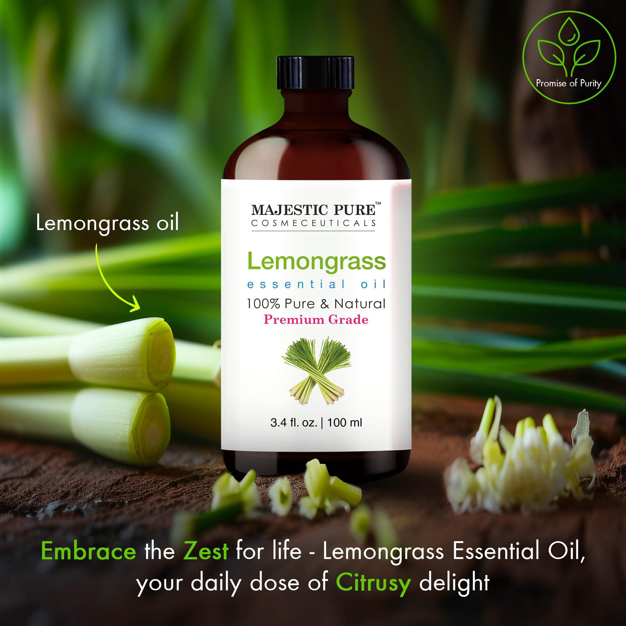 Lemongrass oil sourced from premium regions around the world.