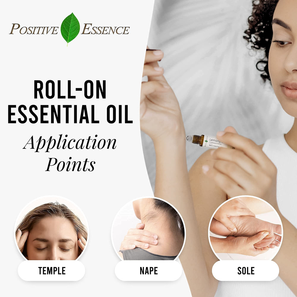 Transparent glass bottle ready for on-the-go aromatherapy