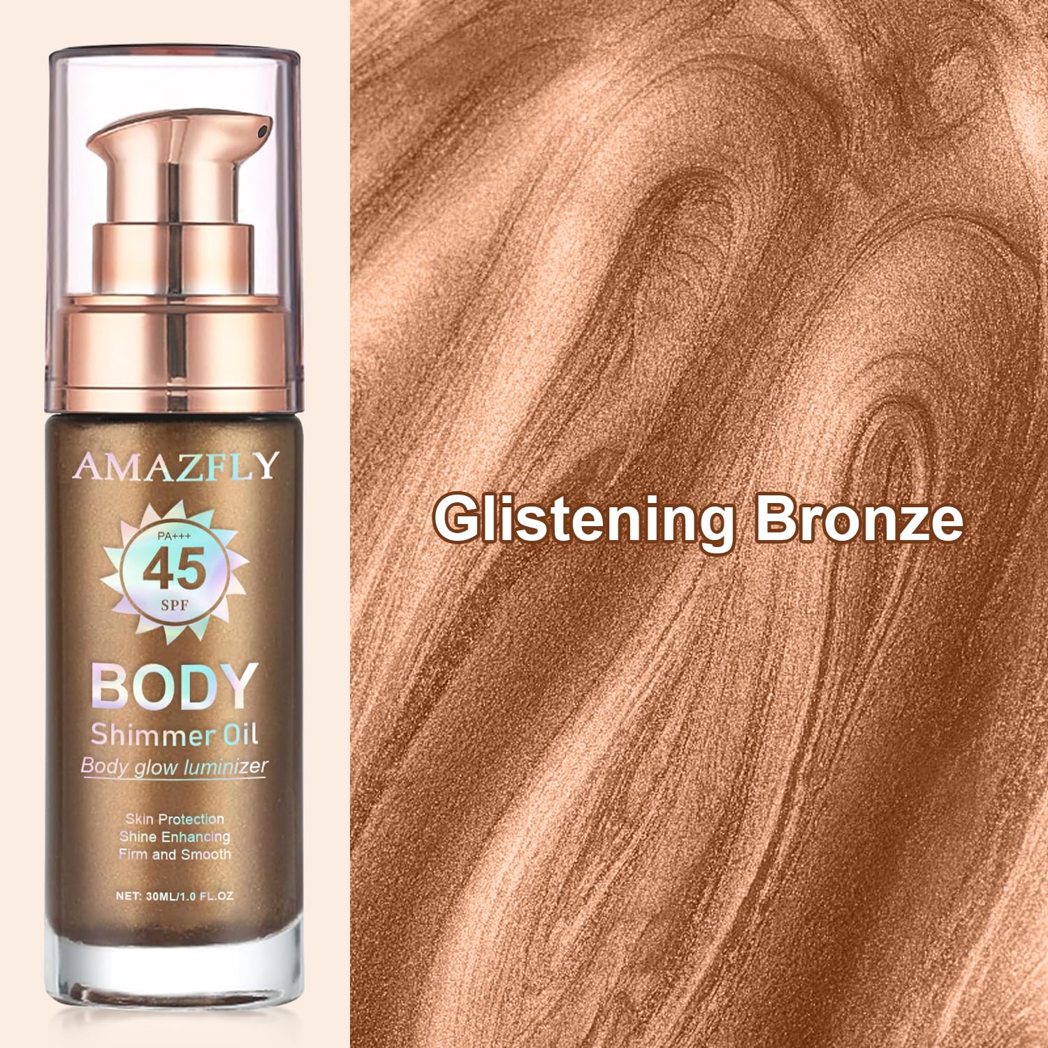 LemonSac broad spectrum SPF45 sunscreen oil protects while adding glow.