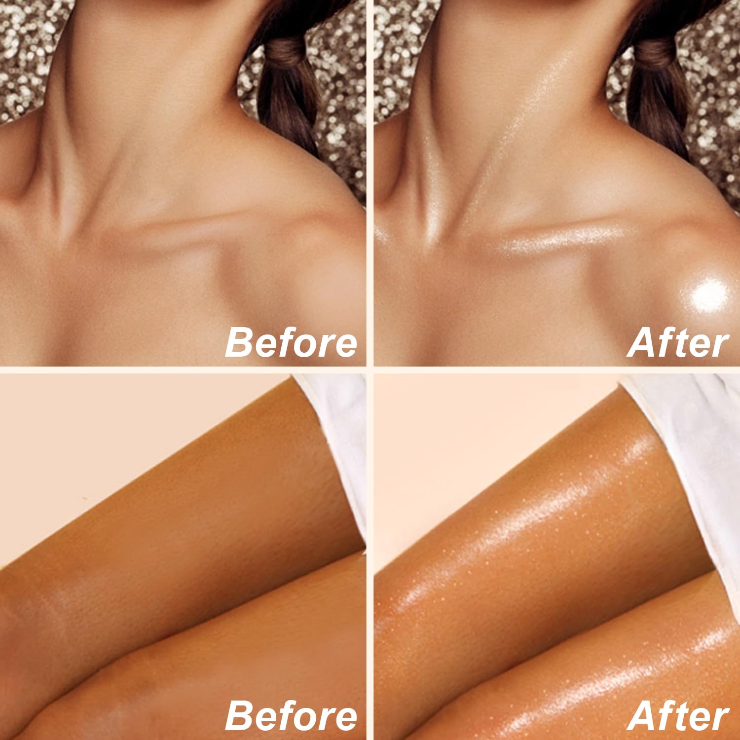 LemonSac SPF45 body oil provides sun protection with radiant shimmer