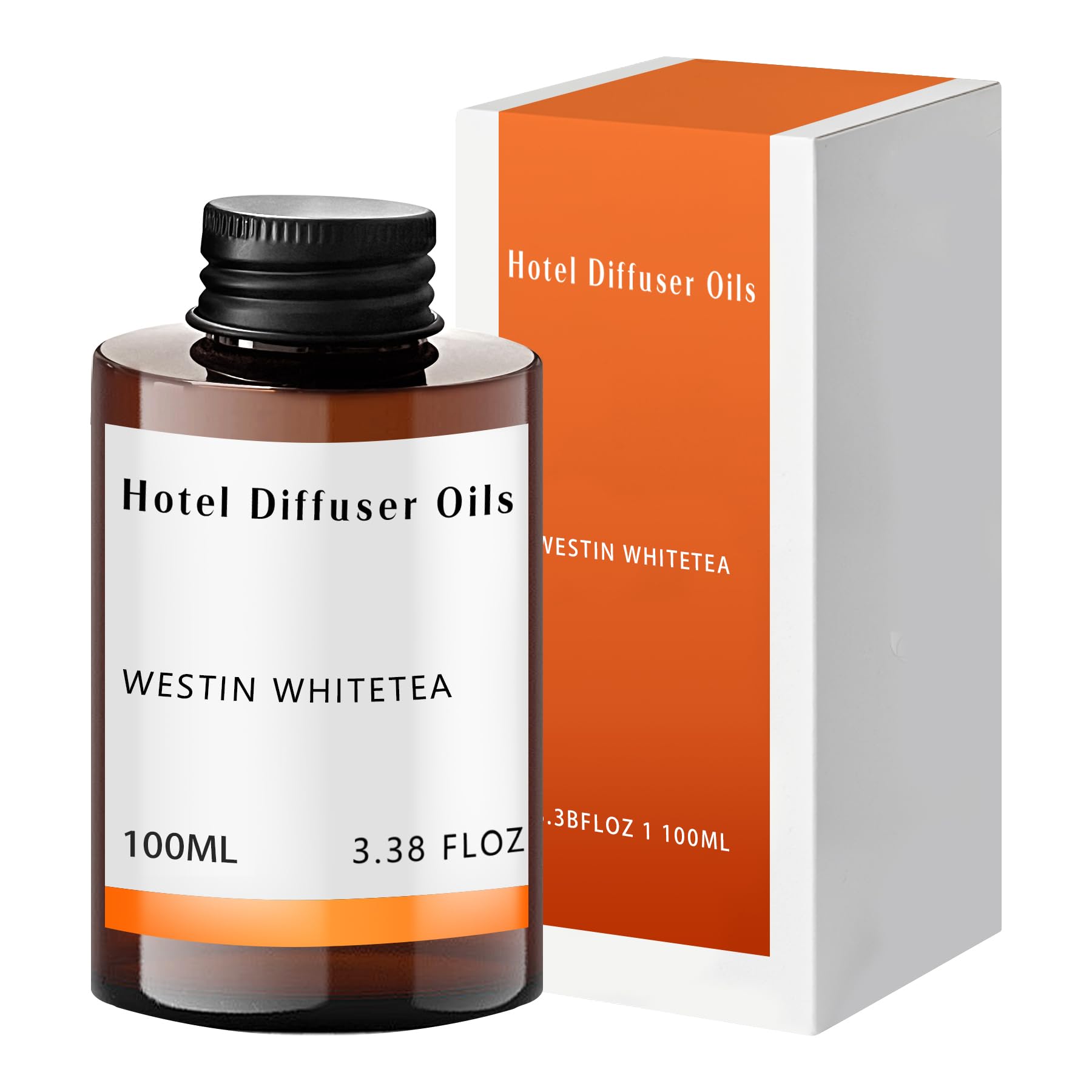 LEMPFE White Tea Diffuser Oil bottle — long-lasting fragrance in amber glass