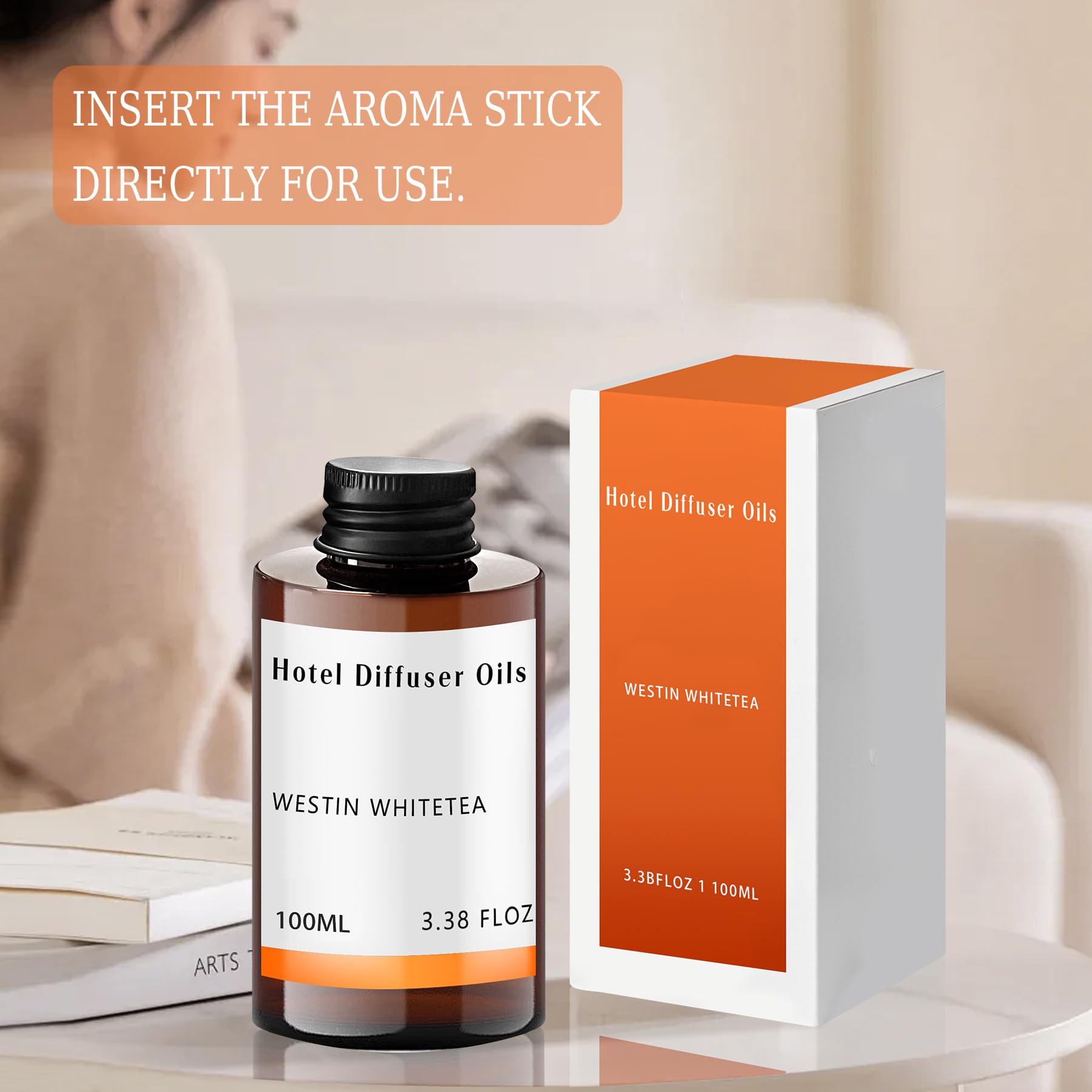 LEMPFE White Tea Diffuser Oil gift-ready packaging for any diffuser