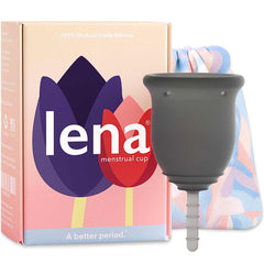 Lena Cup Original Small Gray packaging signals eco-friendly reusable design