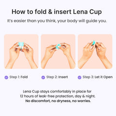 Lena Cup Original Small Gray soft silicone texture for comfort