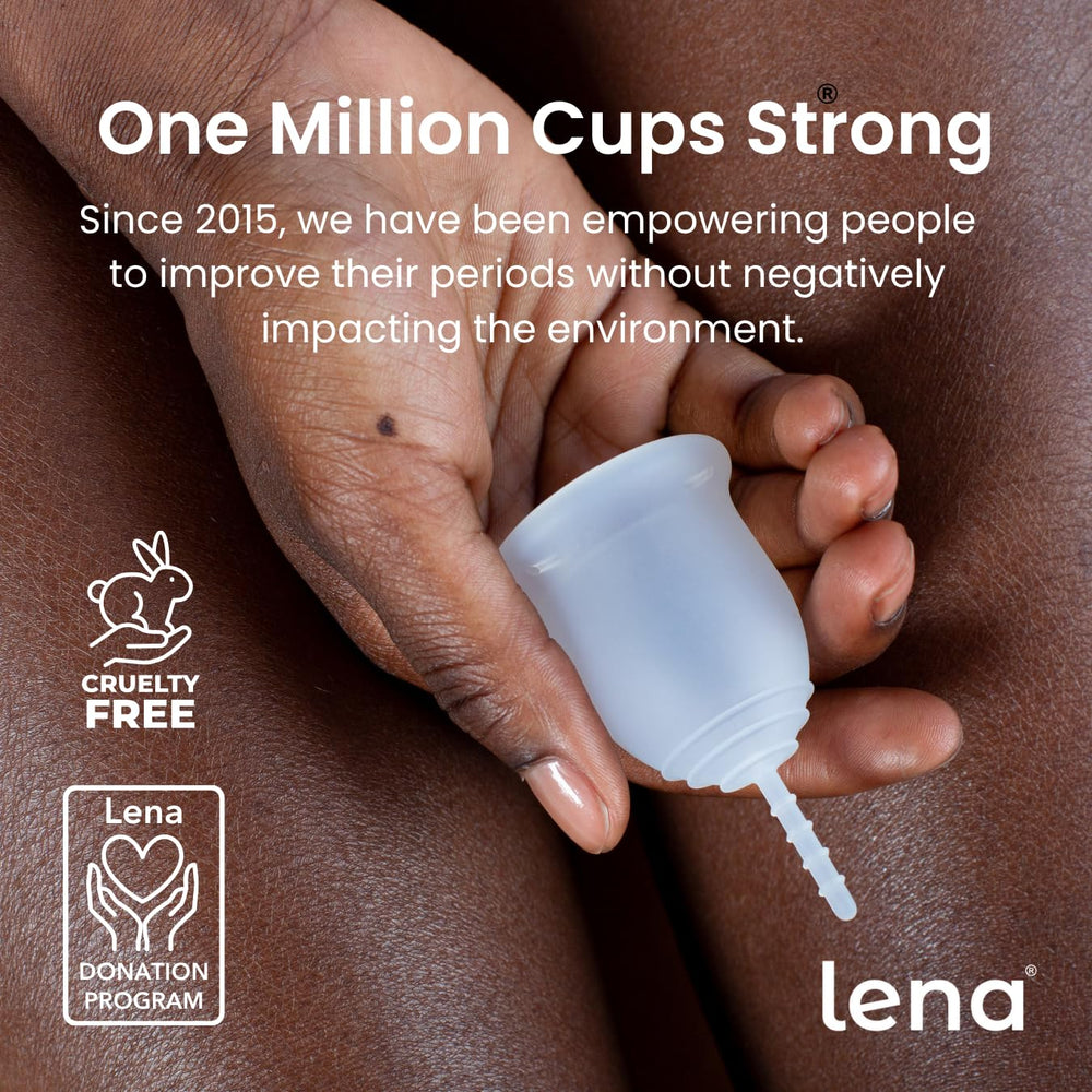 Lena Cup Original Small turquoise – HSA/FSA eligible option for health-focused shoppers.