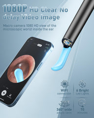 LENGIN ear wax camera with LED lights delivers clear canal visibility.