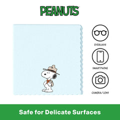 Lens cleaning cloth for delicate screens