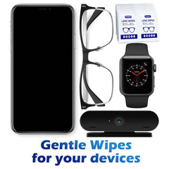 Cleans sunglasses camera lenses phones and tablets