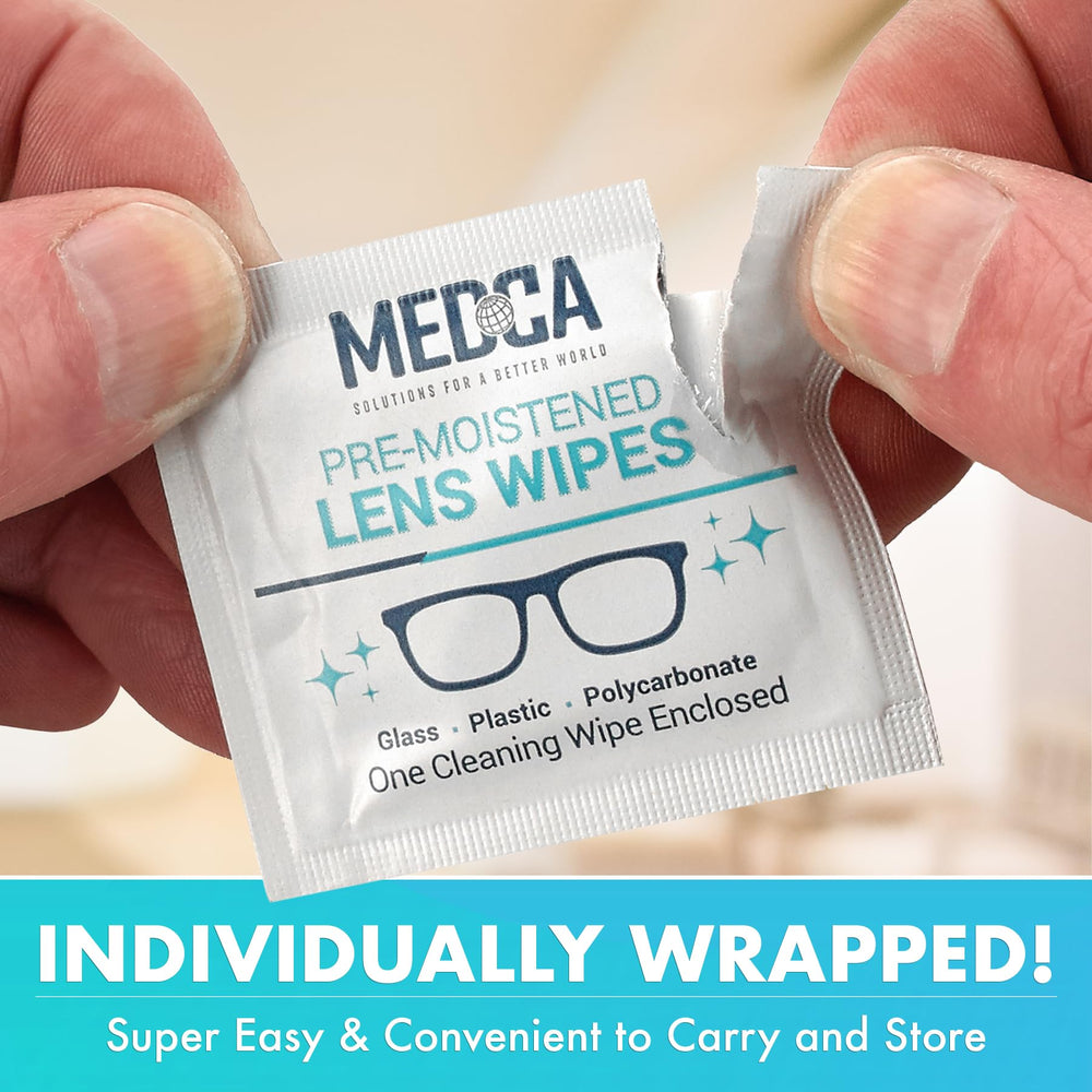 Wipe cleaning eyeglasses without scratches