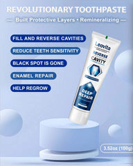 Enamel repair and remineralization with Leovita toothpaste