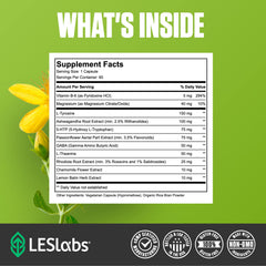Herbal blend including passion flower, ashwagandha, rhodiola rosea