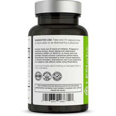 Illustration of Mood Boost ingredients: 5-HTP, L-Theanine, GABA