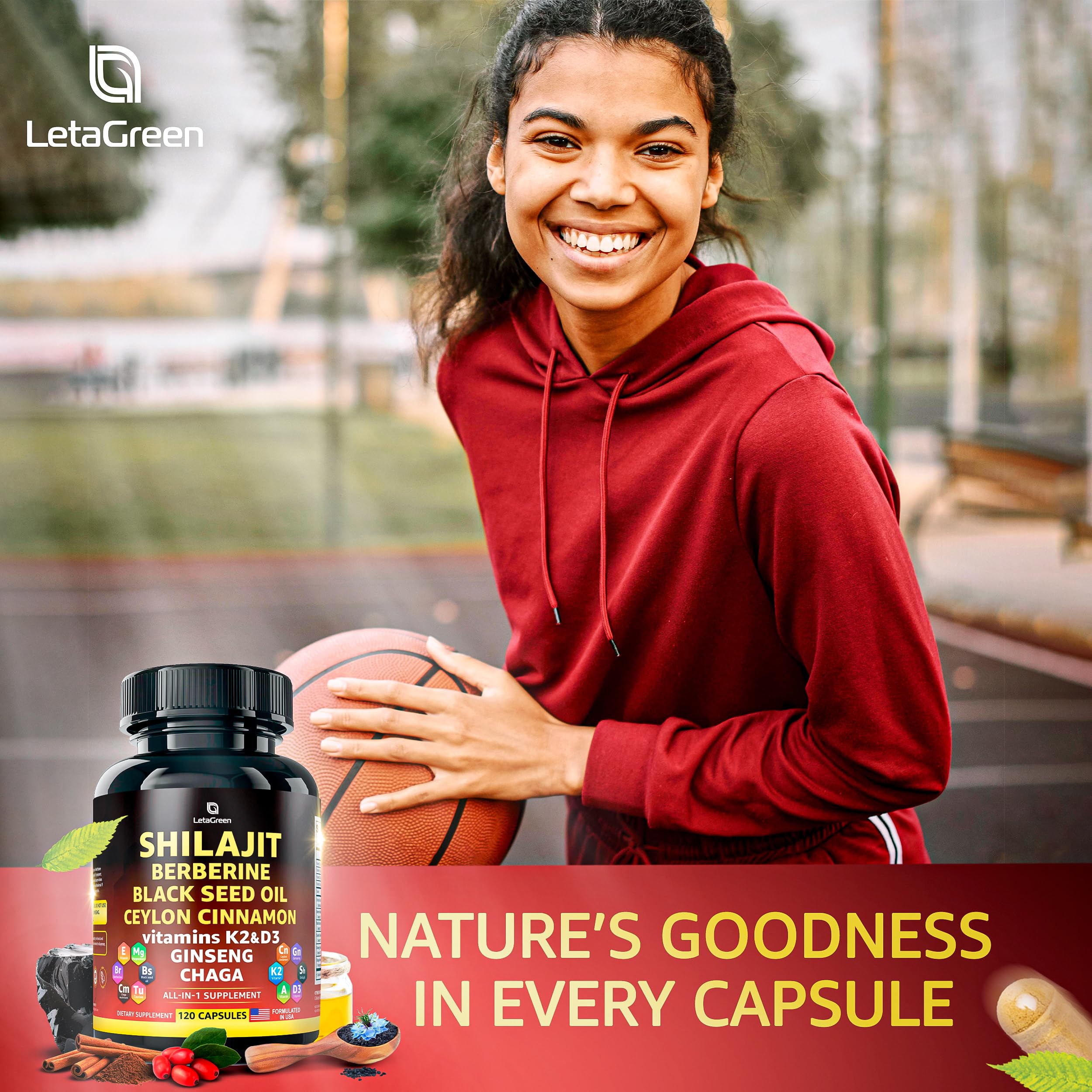 Daily wellness concept featuring capsules and balance imagery