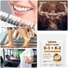 Bones teeth and joints health concept with LETSCOL