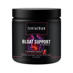 Leviathan Bloat Support bottle featuring BIOMend Lysine Butyrate 1000mg per serving