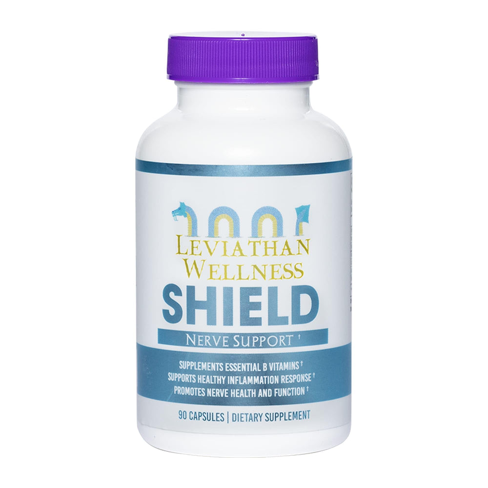 Bottle of Leviathan Wellness Shield Nerve Health Support