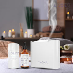 Packaging: exquisite gift box for Levona diffuser oils