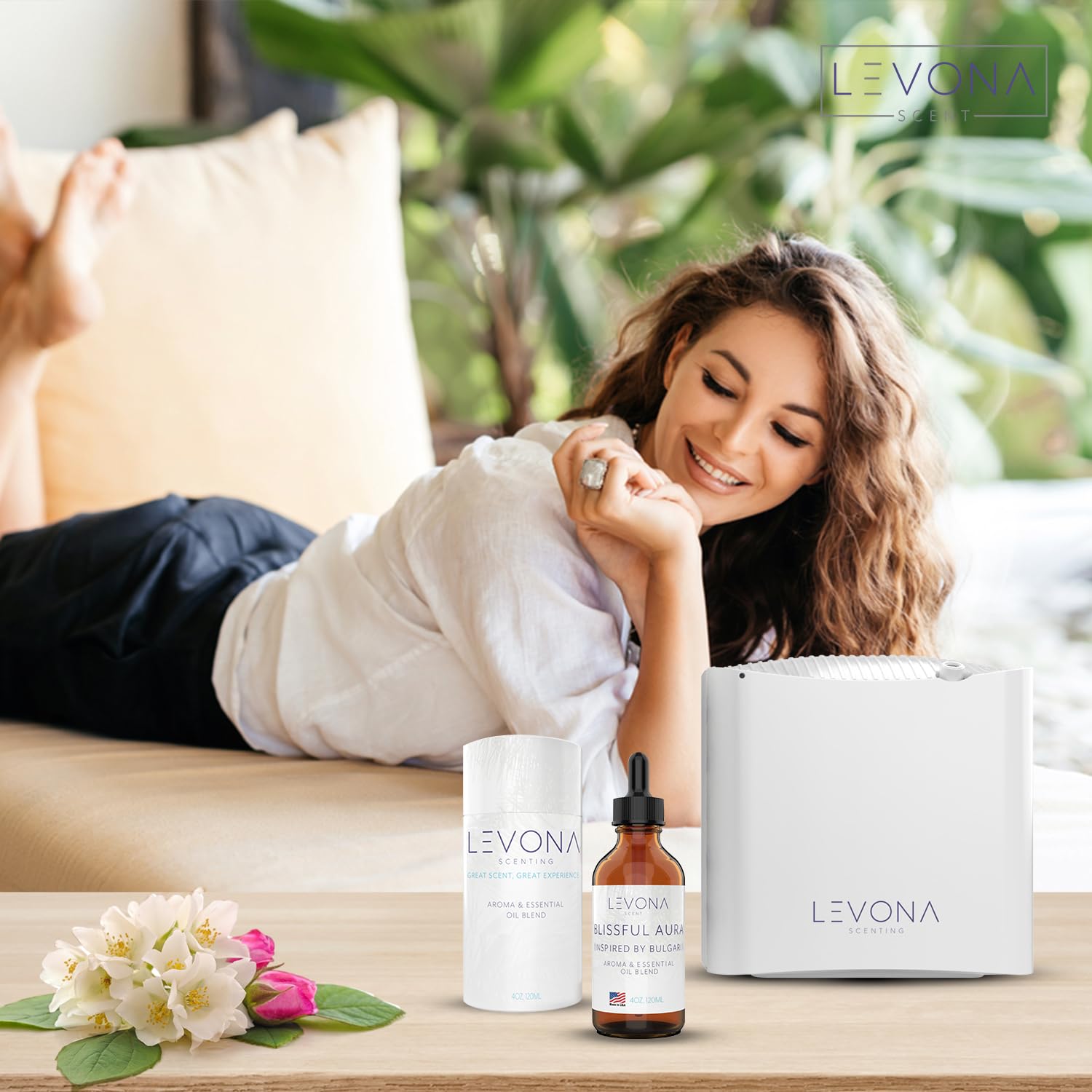 Levona diffuser-compatible bottle neck designed for 120 ml