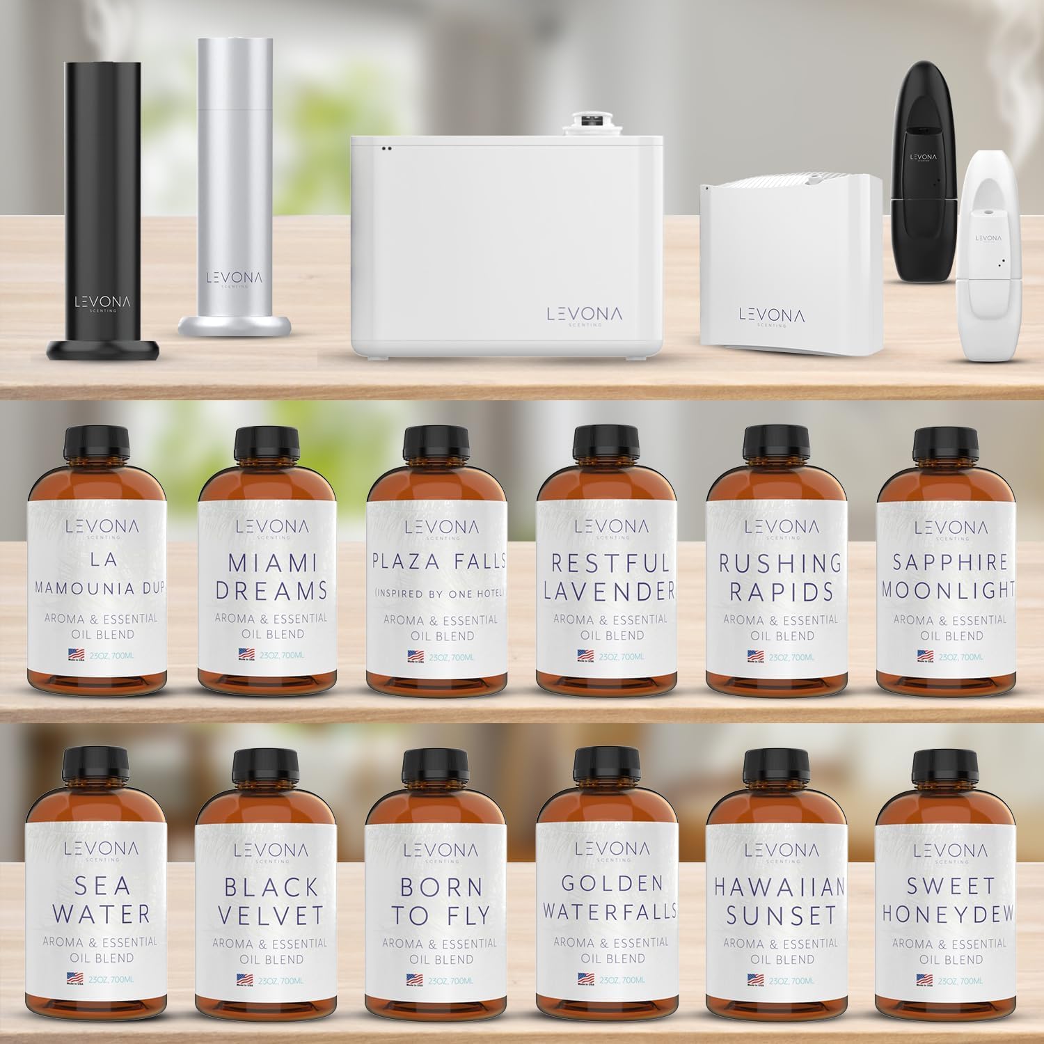 Levona Born to Fly essential oil for hotel diffuser or humidifier