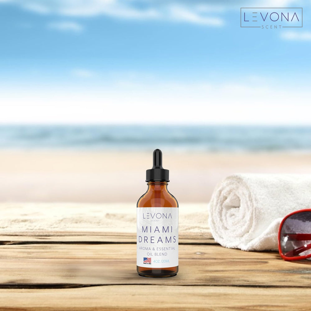 Close-up of the 120ml Levona diffuser oil bottle neck