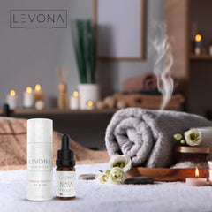 Gift-ready packaging box for Levona diffuser oils