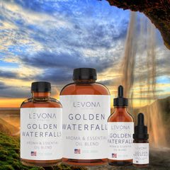 USA-made Levona Scent Golden Waterfalls 120ml bottle