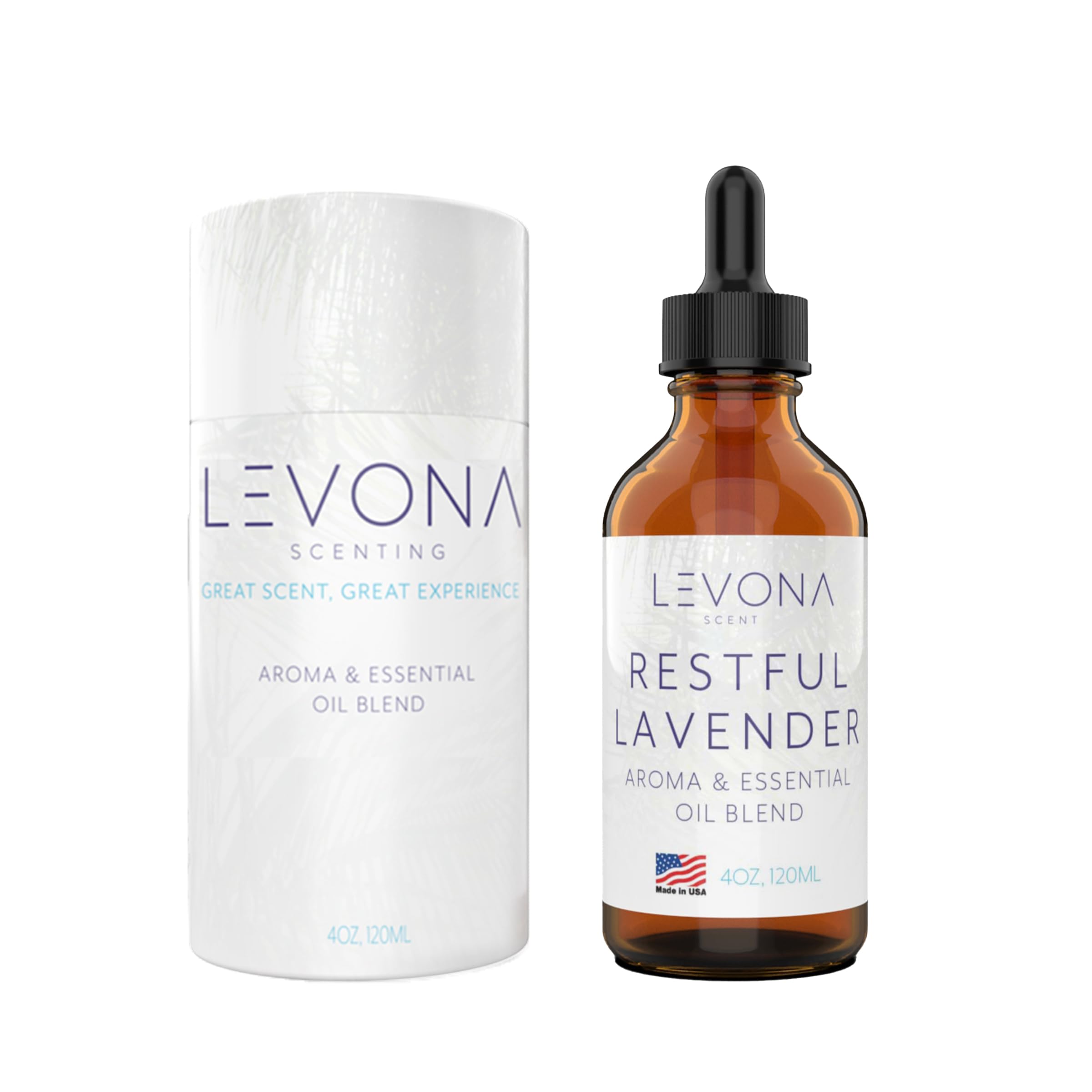 Levona Scent Restful Lavender essential oil bottle 120ml