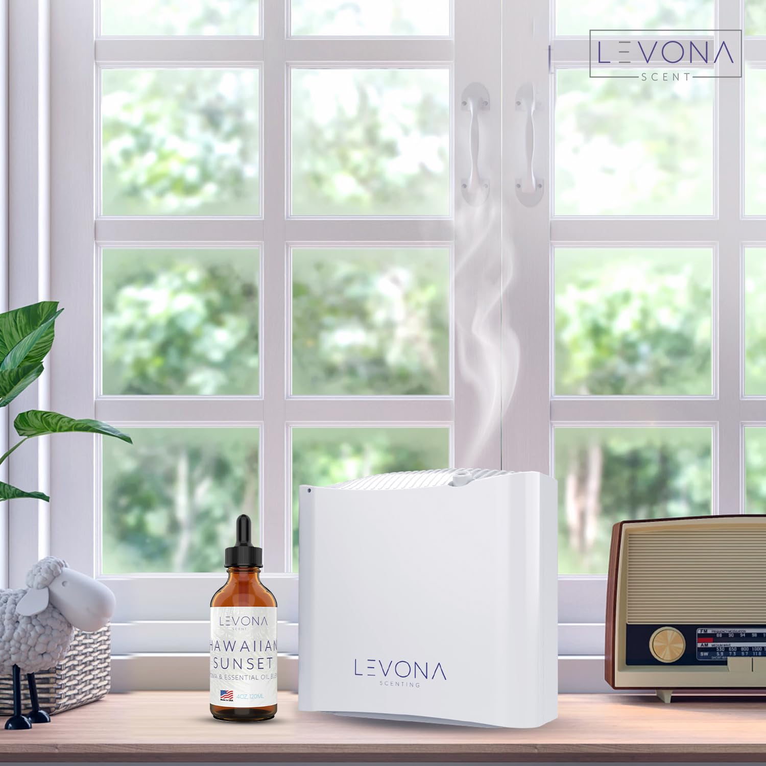 Gift box packaging for Levona Scent Essential Oils
