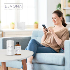 Levona Scent gift box for holiday or birthday fragrance gifting.