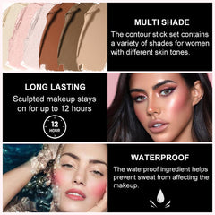 Lezero contour brush set shown for easy blending and seamless finish