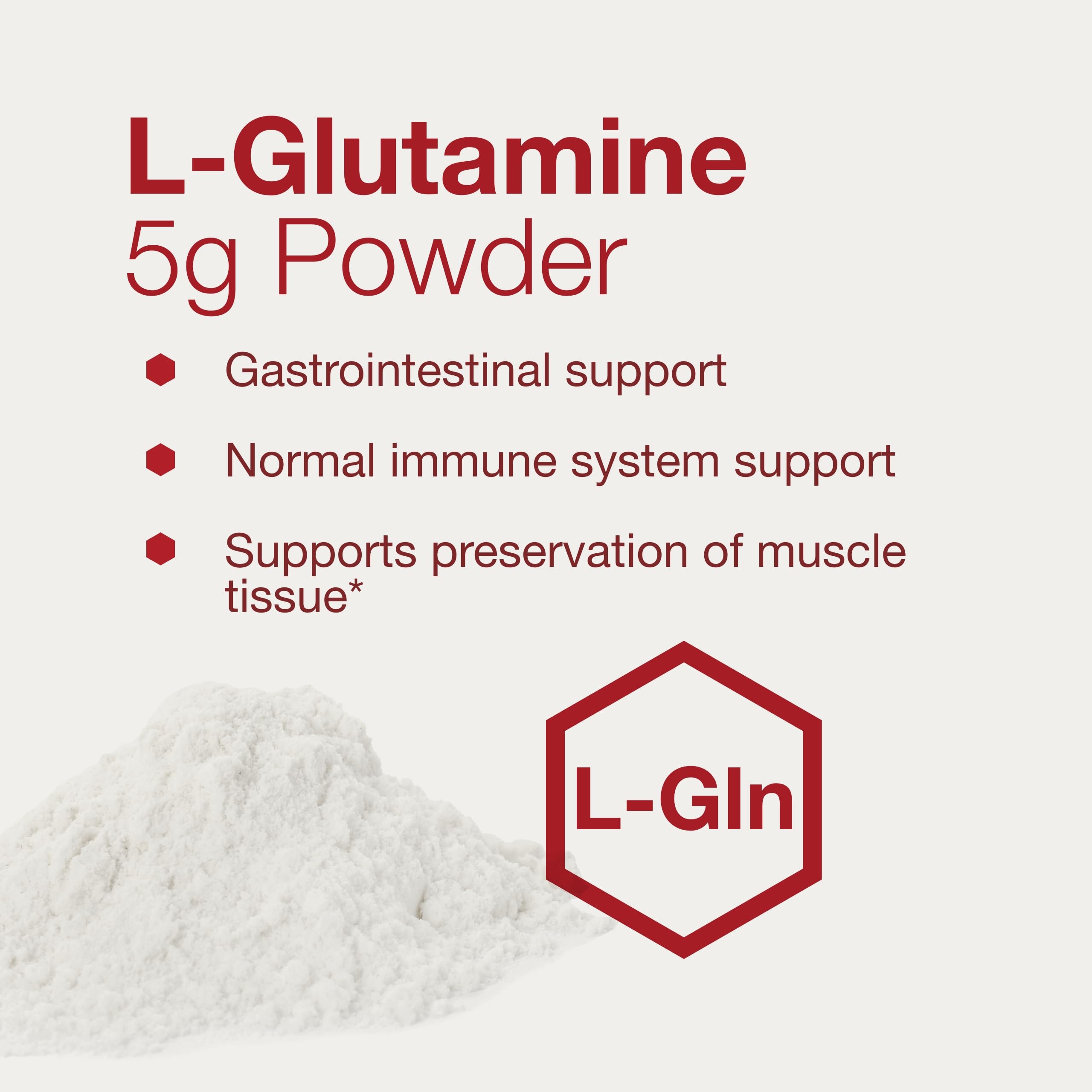 L-Glutamine powder scoop