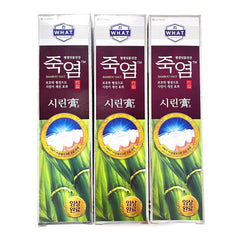 LG Shiringo Bamboo Salt Toothpaste for Sensitive Teeth – 120 g per tube, 3-count pack