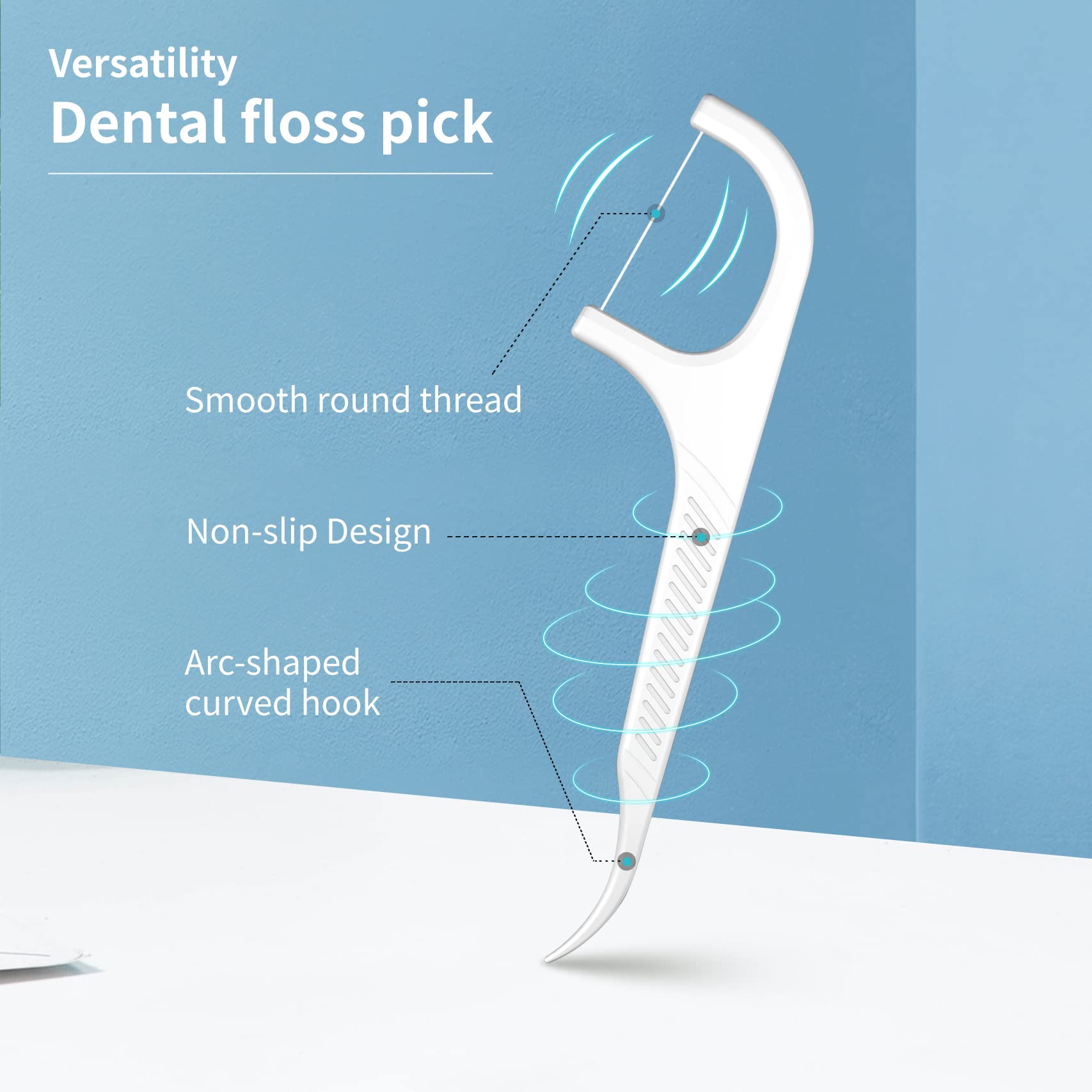 Travel-ready LIAMOSS floss dispenser in carry case