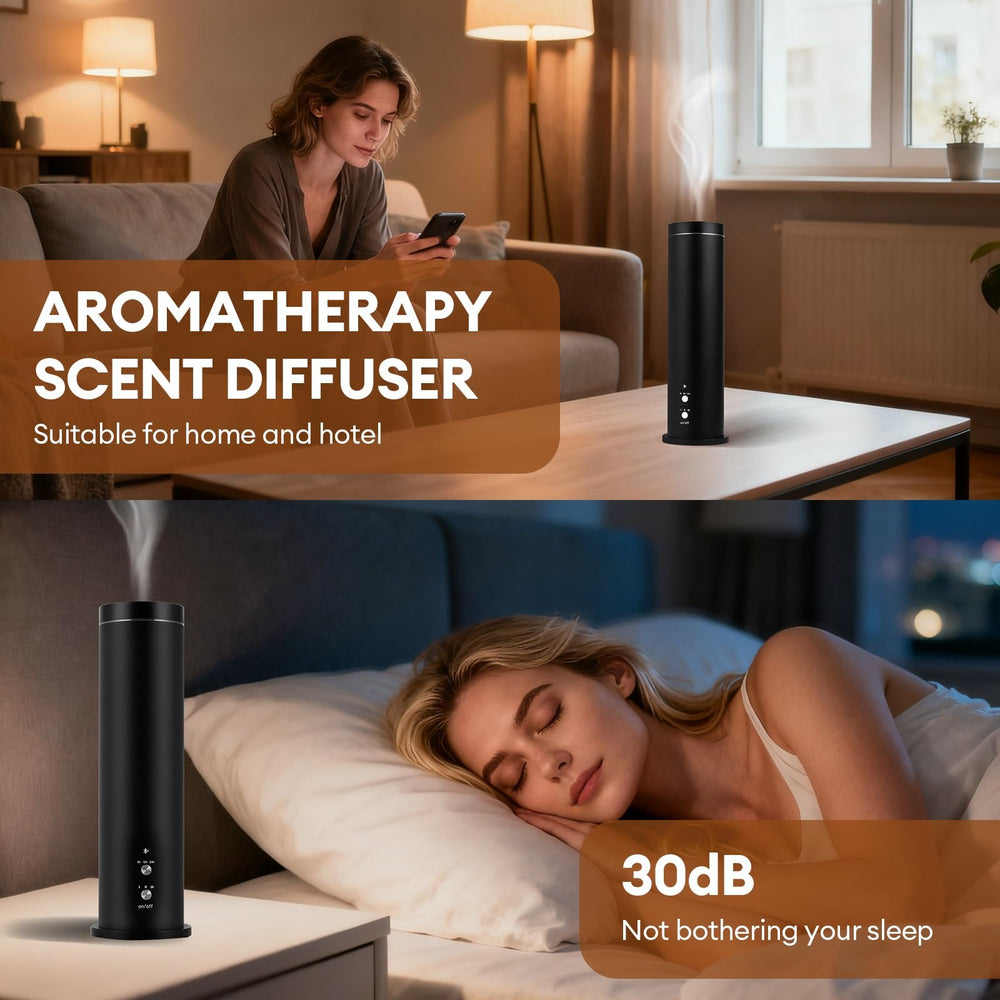 LIARTY waterless diffuser remote control demonstrates convenient wireless operation