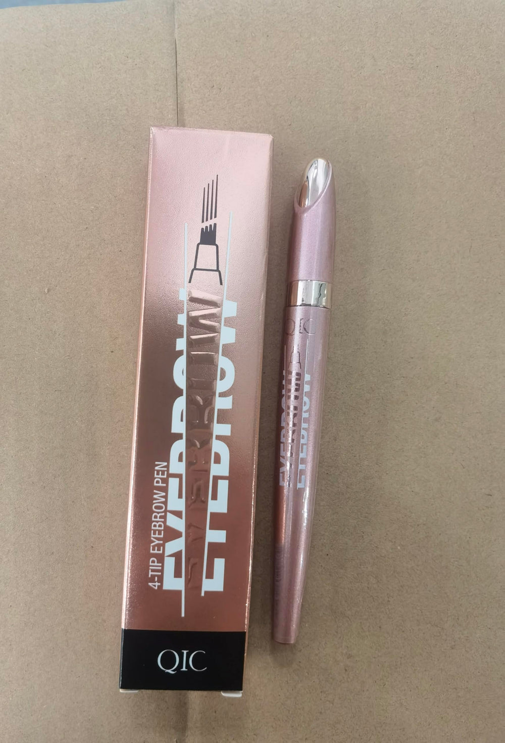 Liayozl Compact brow pen in bag closeup for on-the-go touch-ups.