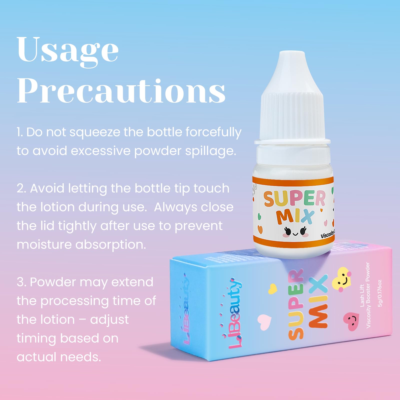 Libeauty anti-drip action reduces dripping during application