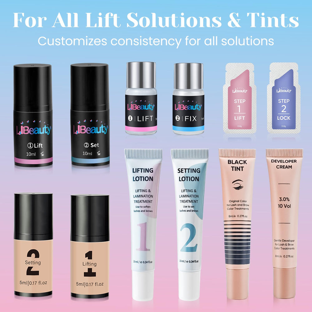 Libeauty lash lift powder universal compatibility with various formulas