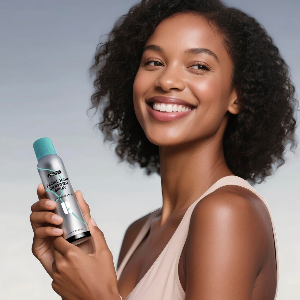 Liberex Hair Identifier Spray washes away clean for next use.