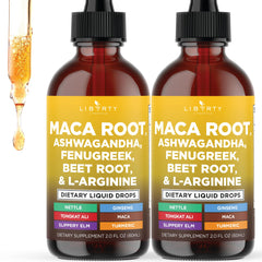 Liberty Lifestyle Maca Root Liquid Drops 4oz bottle