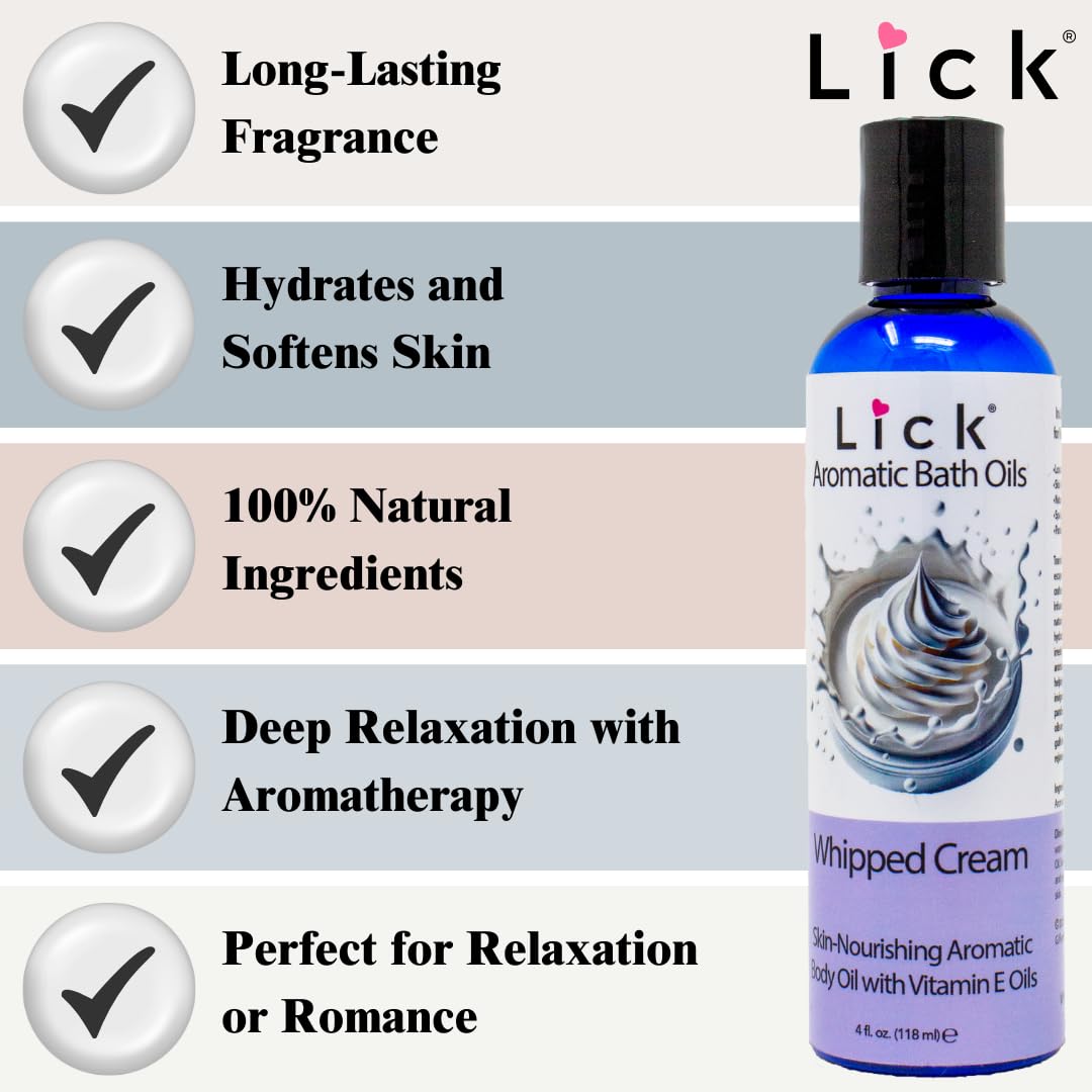 LICK Aromatic Bath Oil results in soft, moisturized skin after use.
