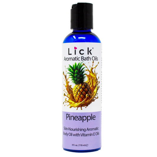 LICK Aromatic Bath Oil pineapple bottle—spa-like aroma for relaxing bath time