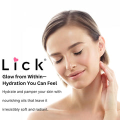 LICK Aromatic Bath Oil packaging showcases USA-made craftsmanship and care.