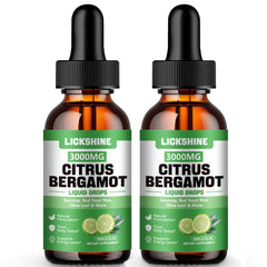 Lickshine 2-Pack Citrus Bergamot Liquid Drops front view bottle
