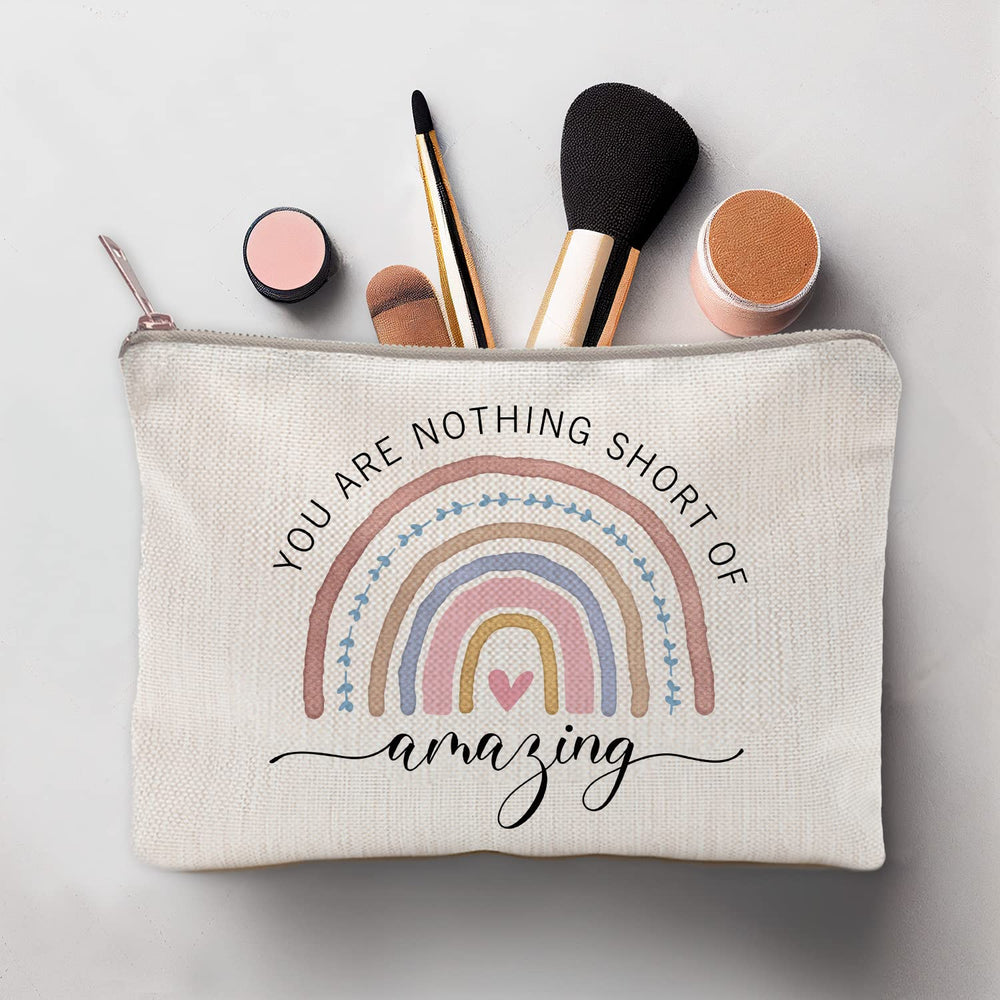 LICOBG linen cotton makeup case combines durability with chic everyday use