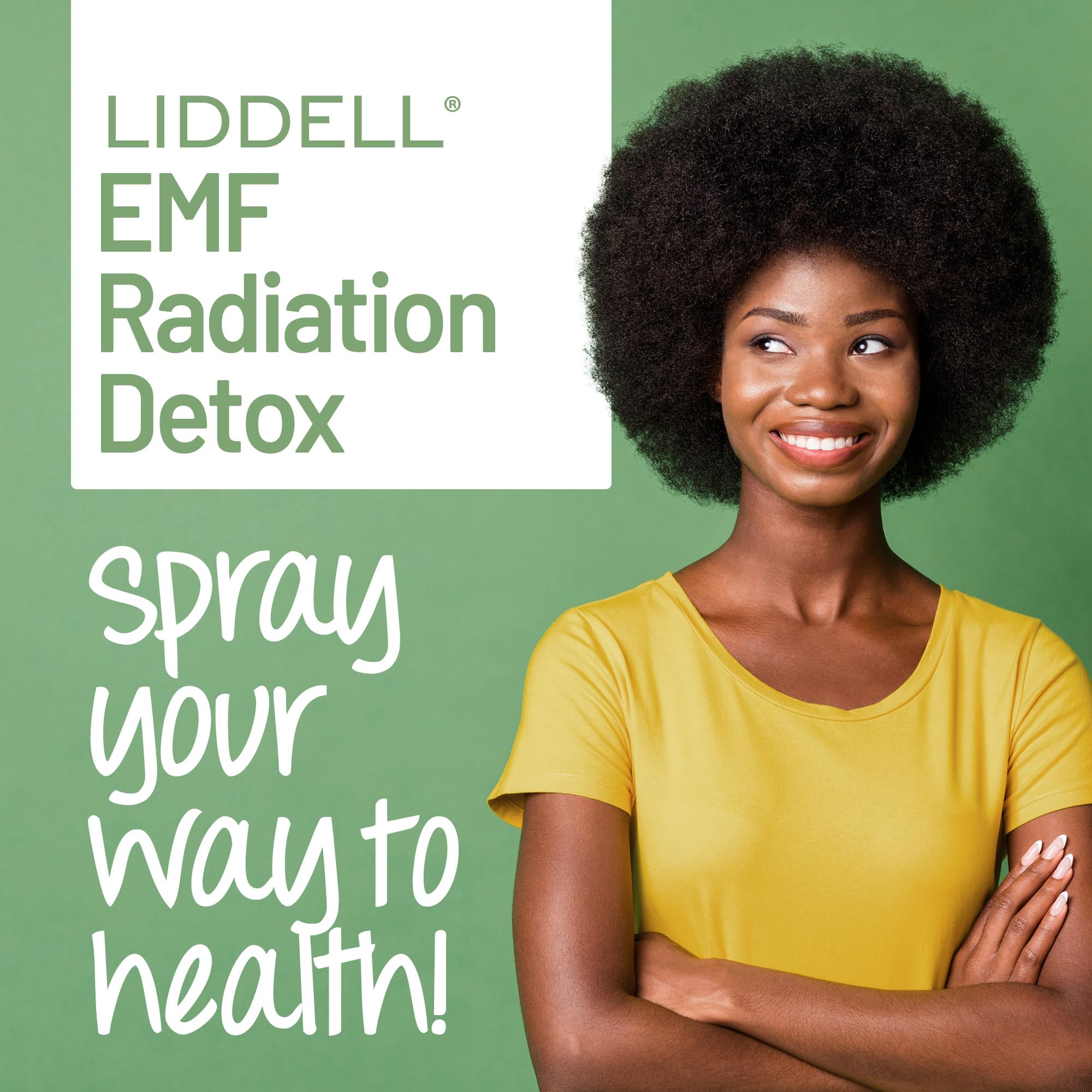 Liddell EMF Radiation spray packaging front