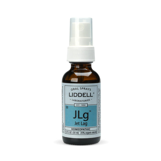 Liddell Jet Lag Remedy bottle with packaging