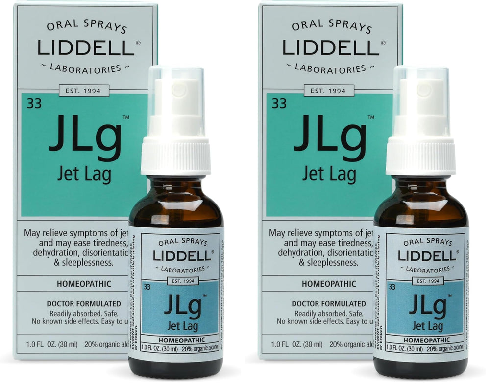 Front view of Liddell Jet Lag Remedy 1 oz pack (2)