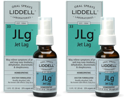 Front view of Liddell Jet Lag Remedy 1 oz pack (2)