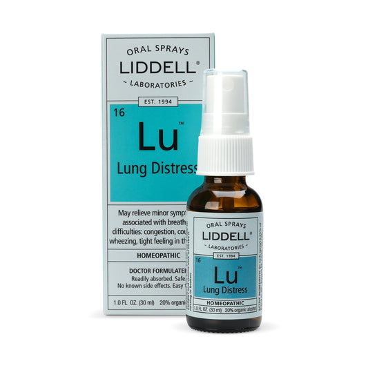 Liddell Lung Distress bottle with packaging