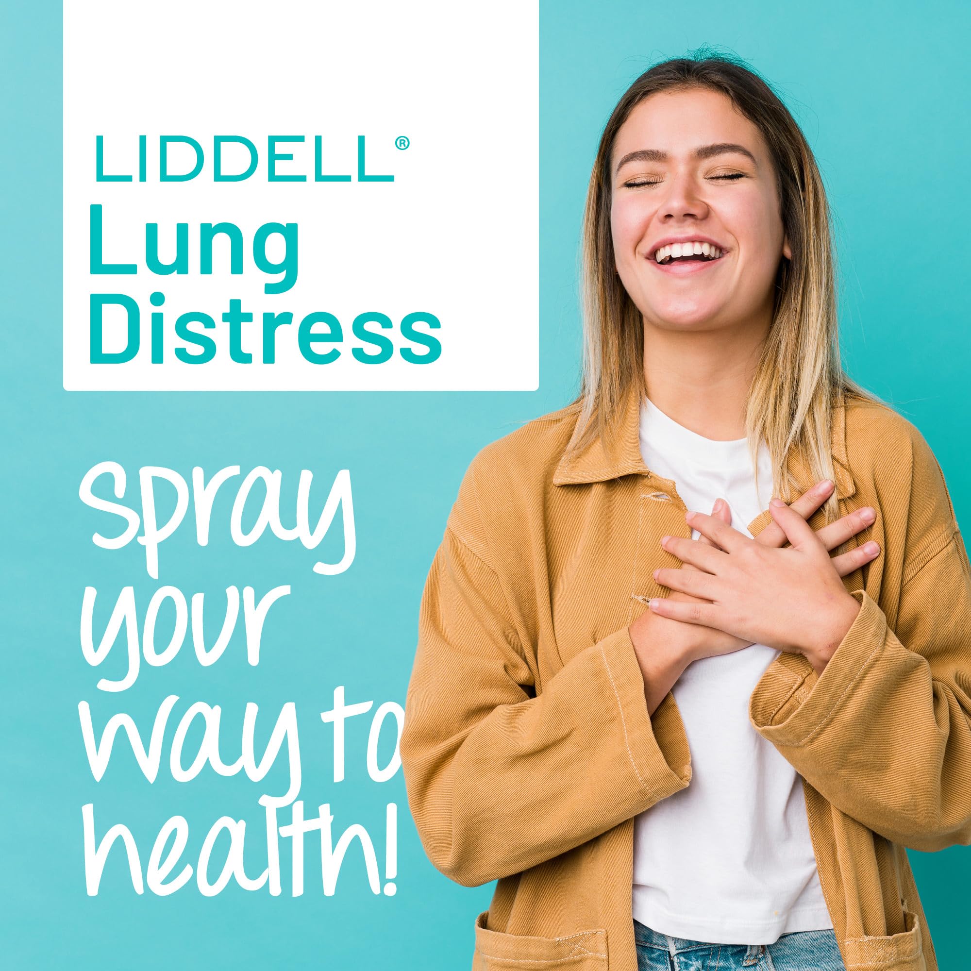 Close-up of Liddell Lung Distress label